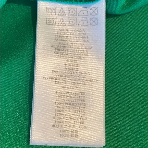 MICHAEL Michael Kors Kelly Green V-Neck Blouse - Picture 7 of 8